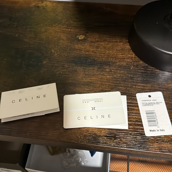 Celine Canvas Shoulder Bag Leather Strap Original Made in Italy W/COA - Picture 4 of 11